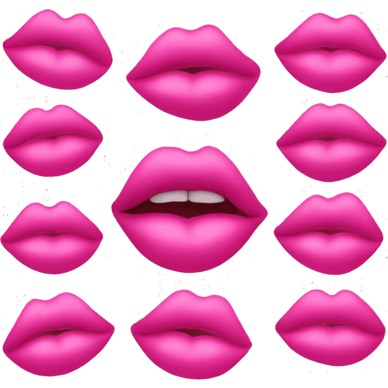 PINK kiss 💋 emoji