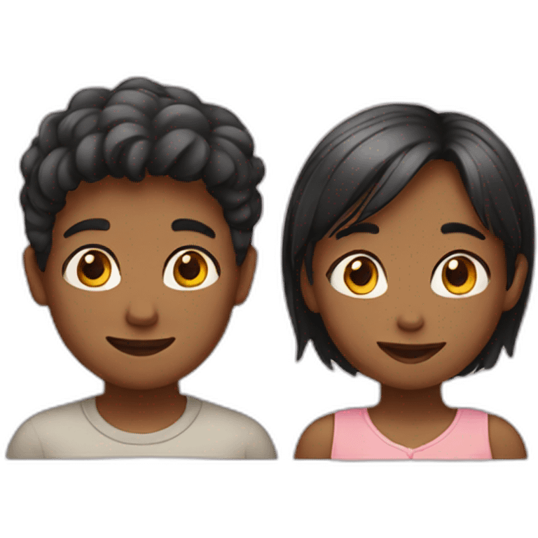 Girl and boy emoji