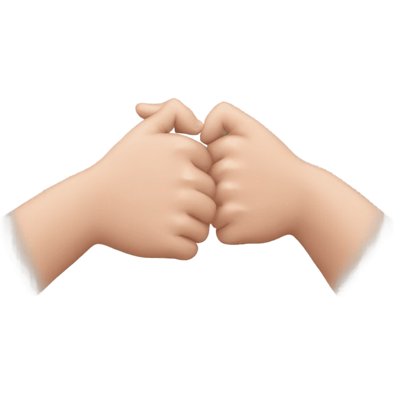 Pinky promise emoji