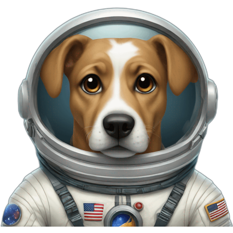 dog in spacesuit emoji