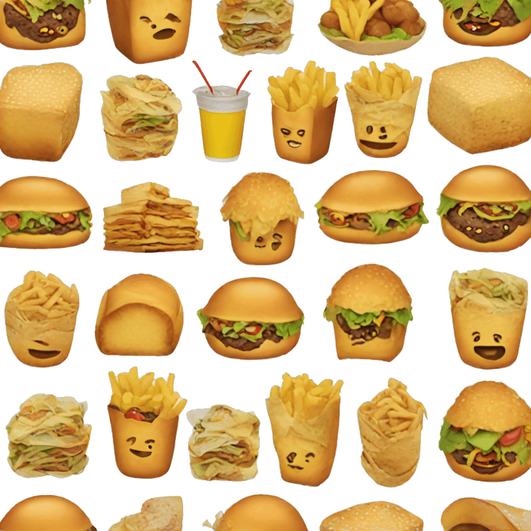 fatty food emoji