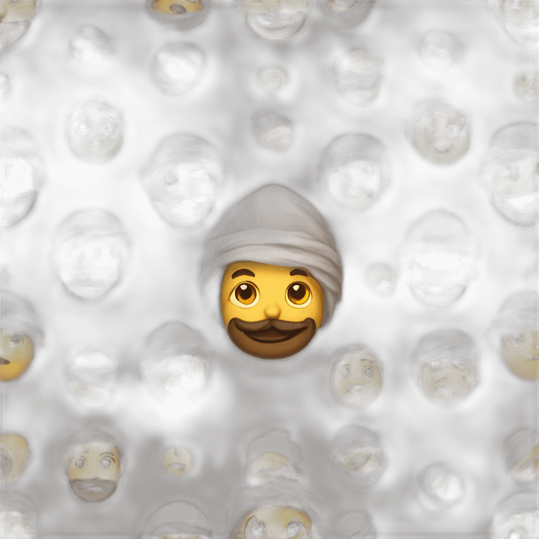 cara con gorrito arabe emoji