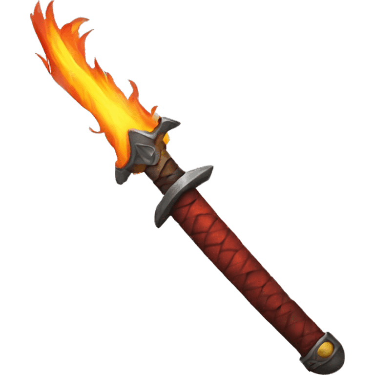 fire sword emoji