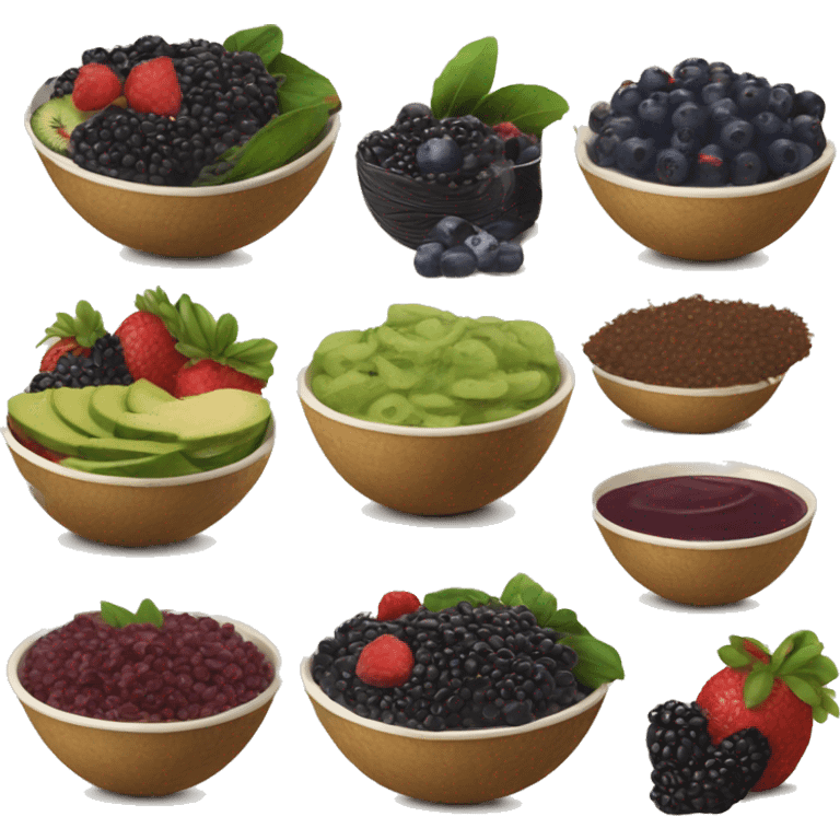 Açai Bowl￼ emoji