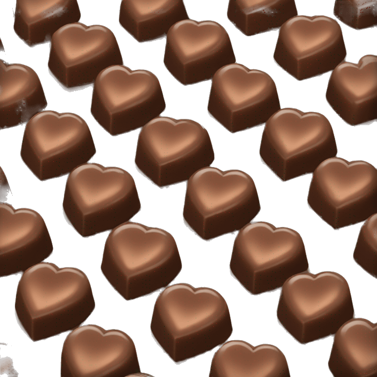 Box of chocolate hearts emoji