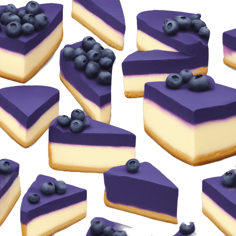 Blueberry Cheesecake  emoji