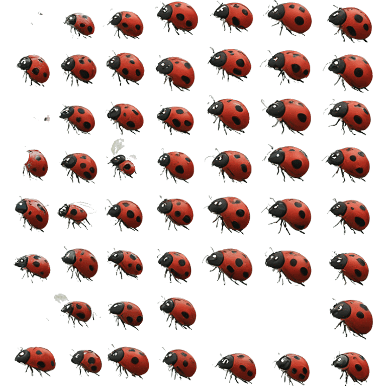 ghibli style ladybugs emoji