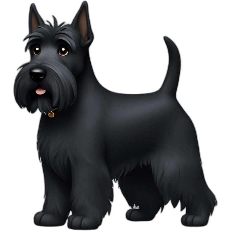 dog scottish terrier full body emoji