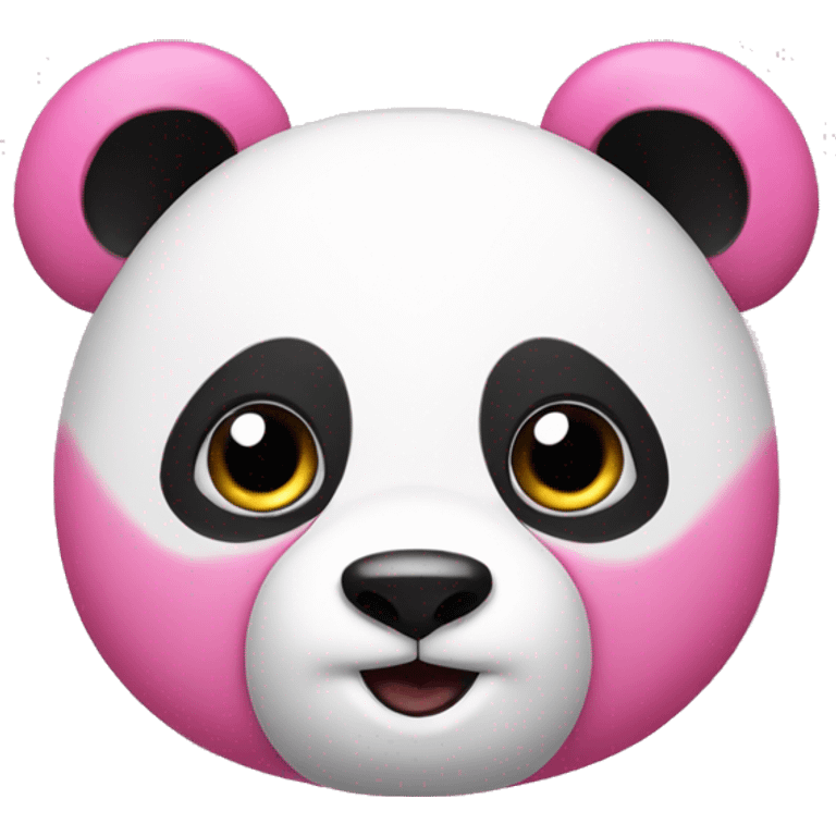 Pink panda emoji