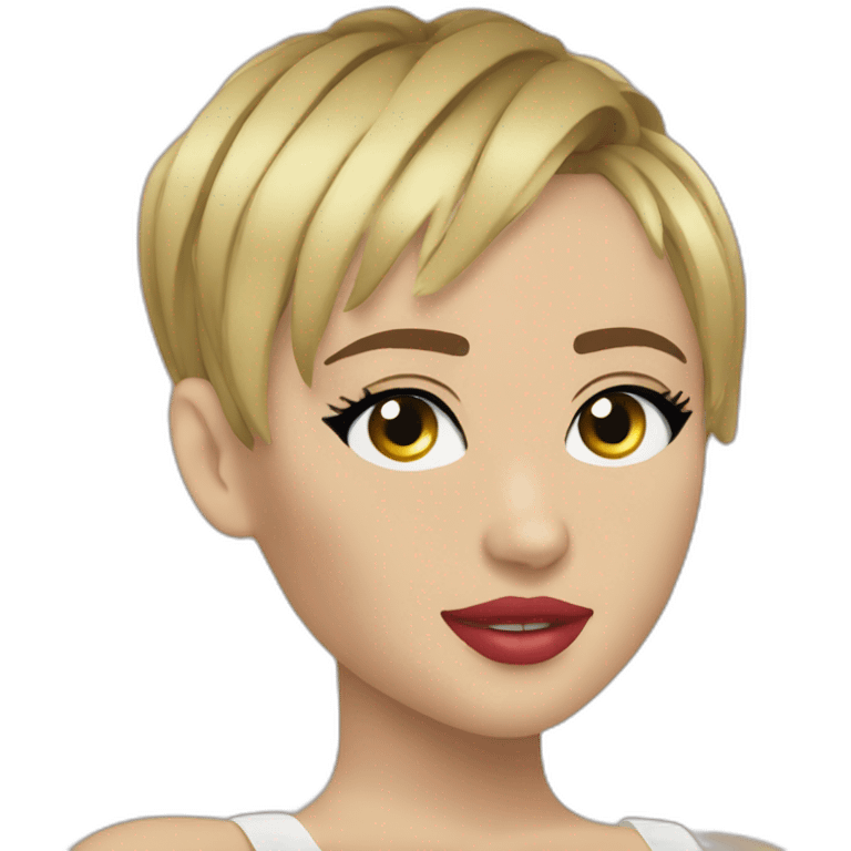 Miley Cyrus met gala emoji