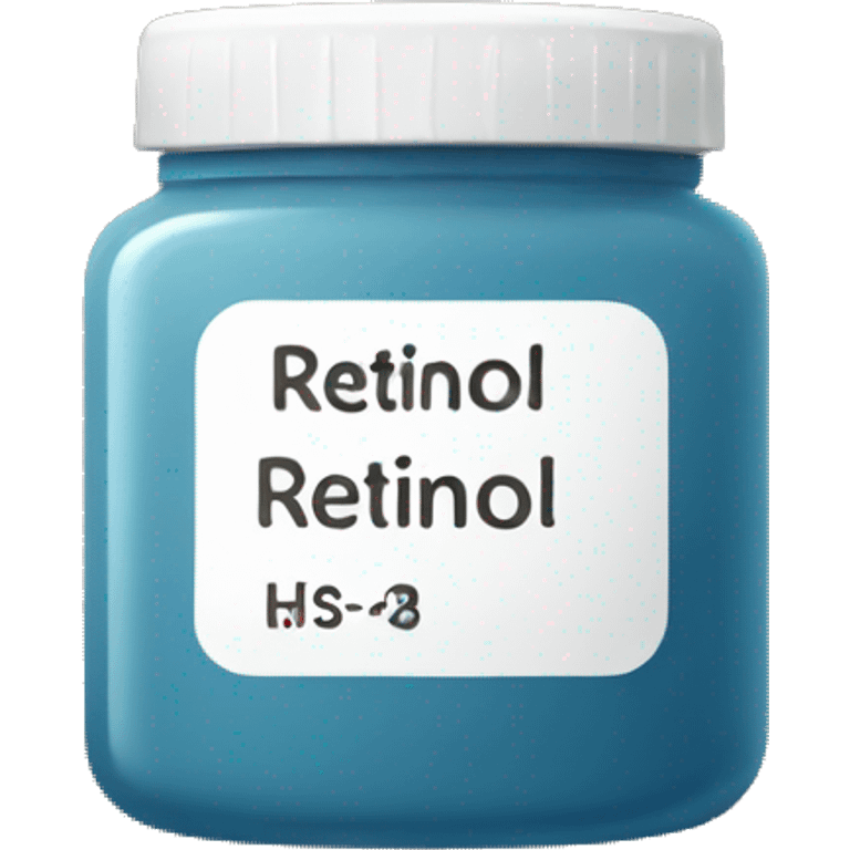 
jar labeled retinol emoji