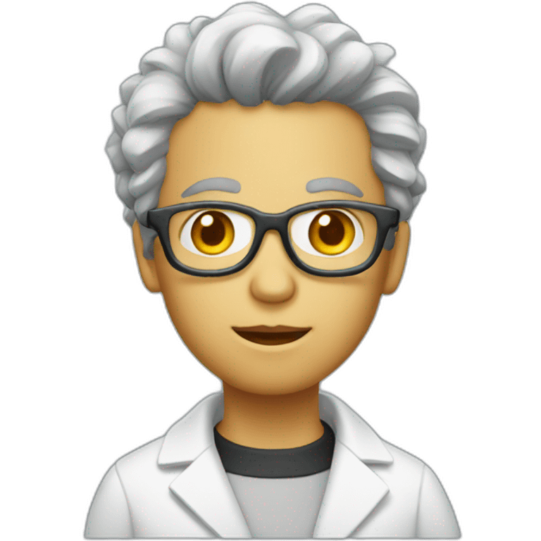 scientist on halloween emoji