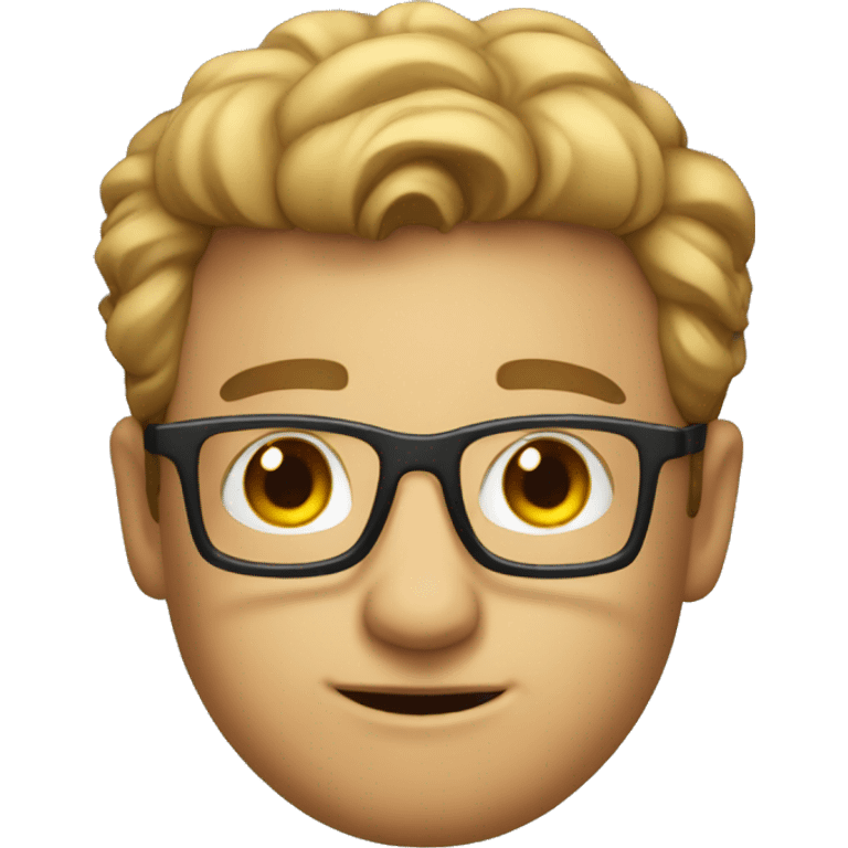 Dan the nerd developer emoji