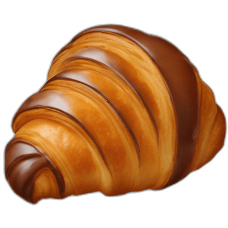 chocolate croissant  emoji