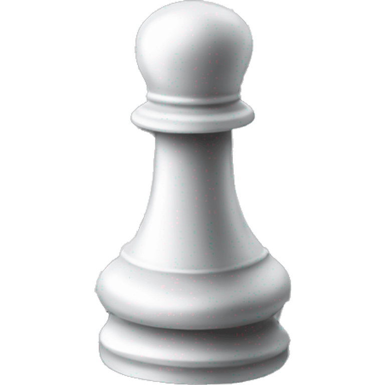 White chess pawn emoji