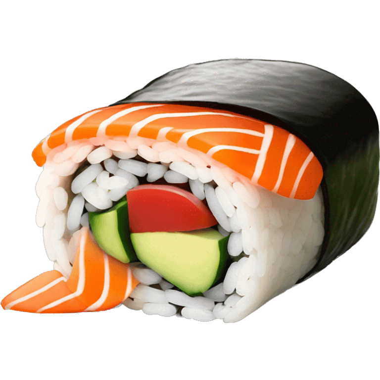 Sushi Roll nicely plated emoji