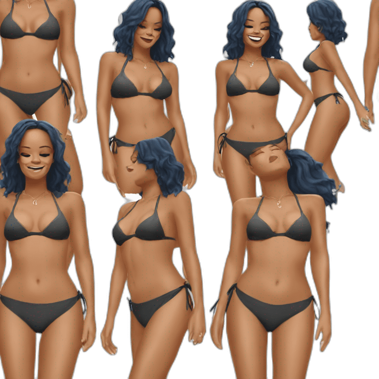 Rihanna bikini emoji