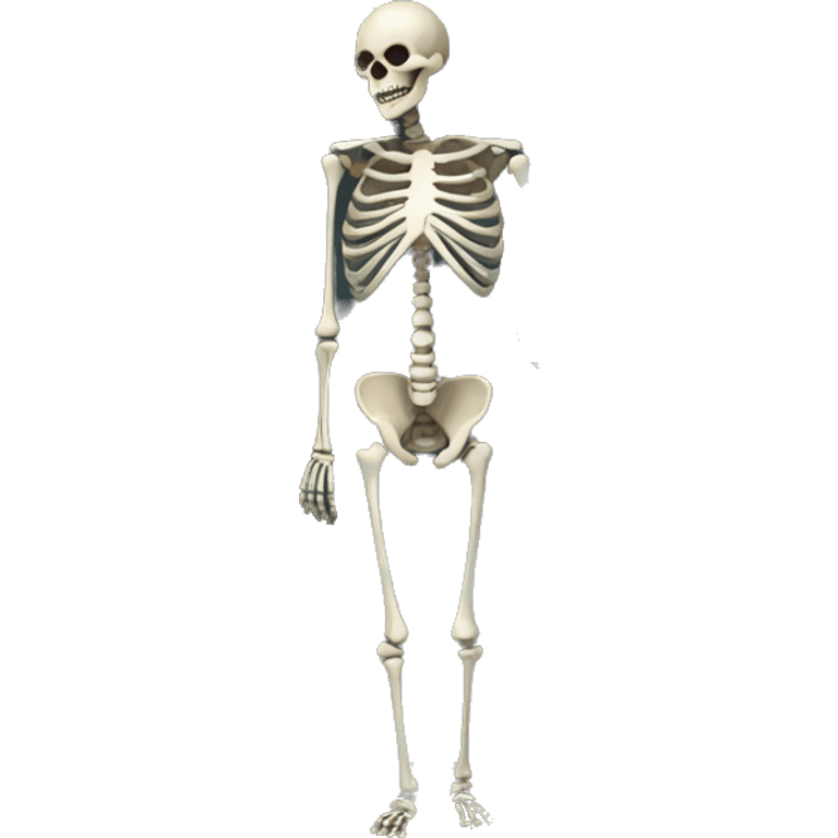 Skeleton in closet emoji