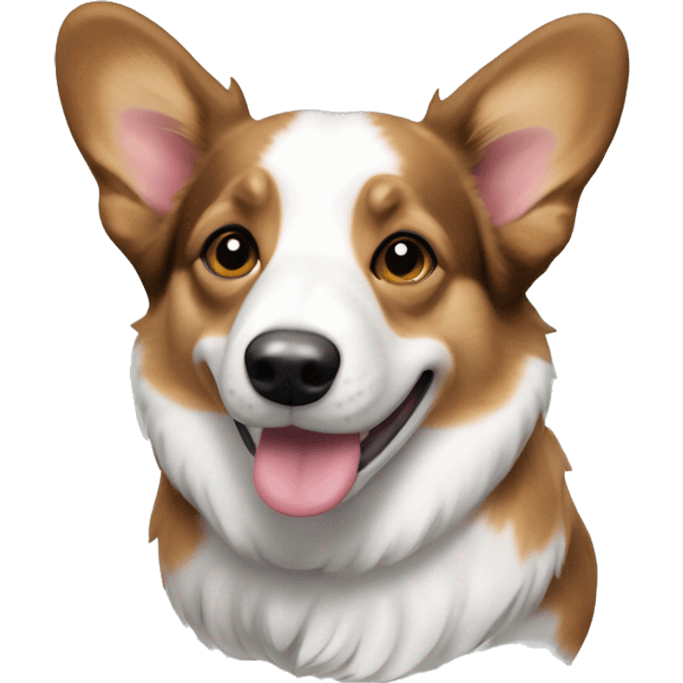 cardigan welsh corgi black and white emoji