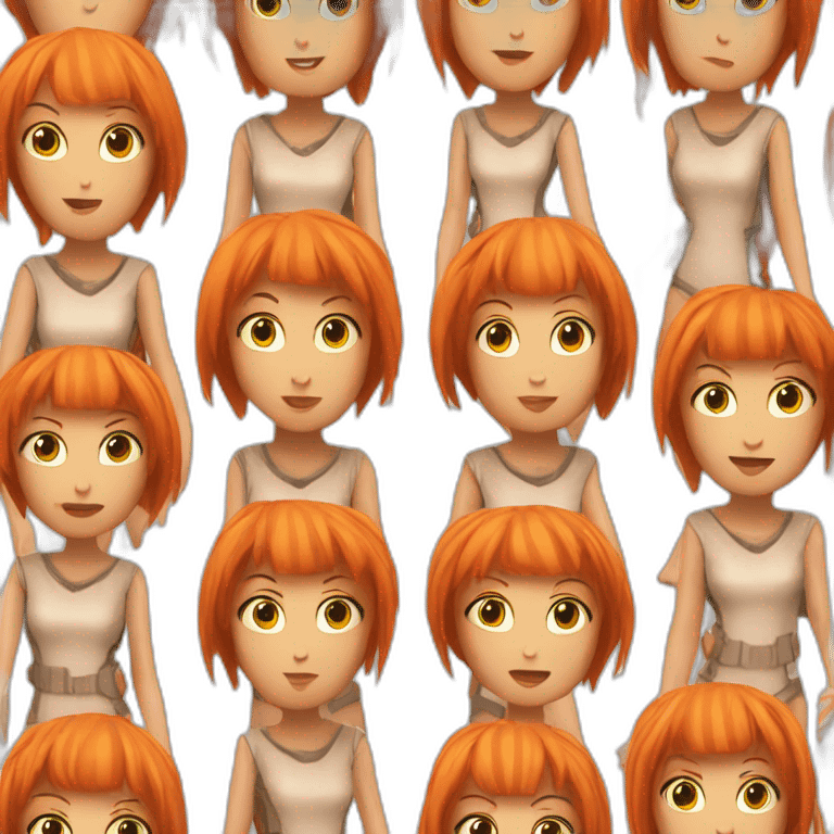 fifth element leeloo emoji