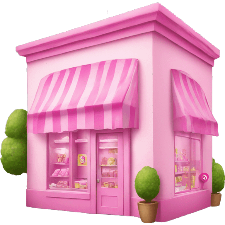 pink barbie shop emoji