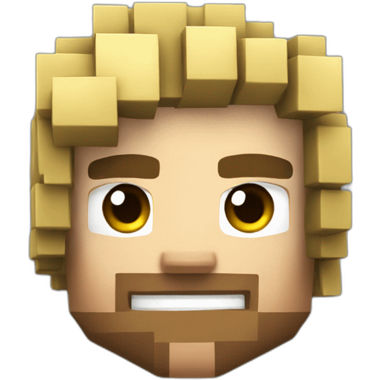 Minecraft player emoji