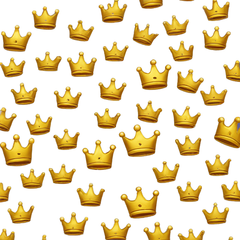 A shining golden crown, symbolizing royalty. emoji