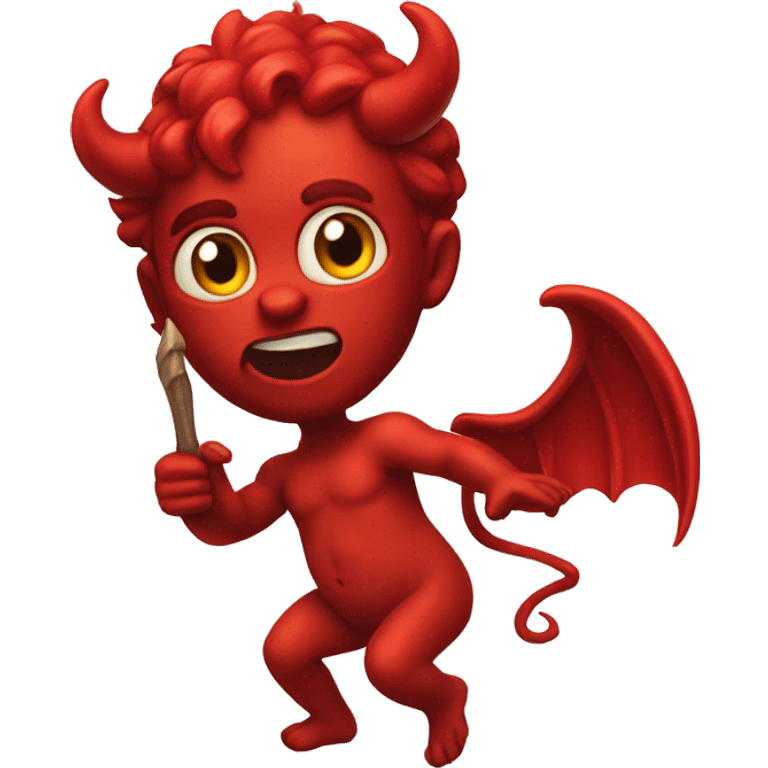 Devil cupidon emoji