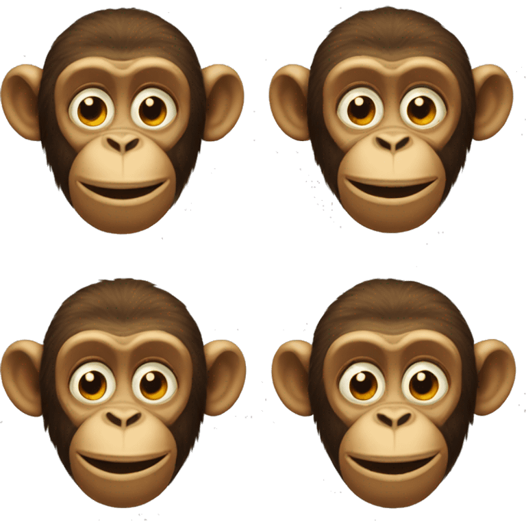 Cool monkey emoji