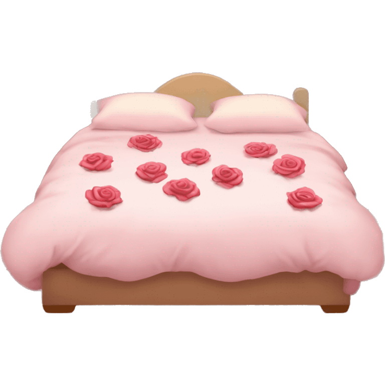 Rose pettles on bed emoji