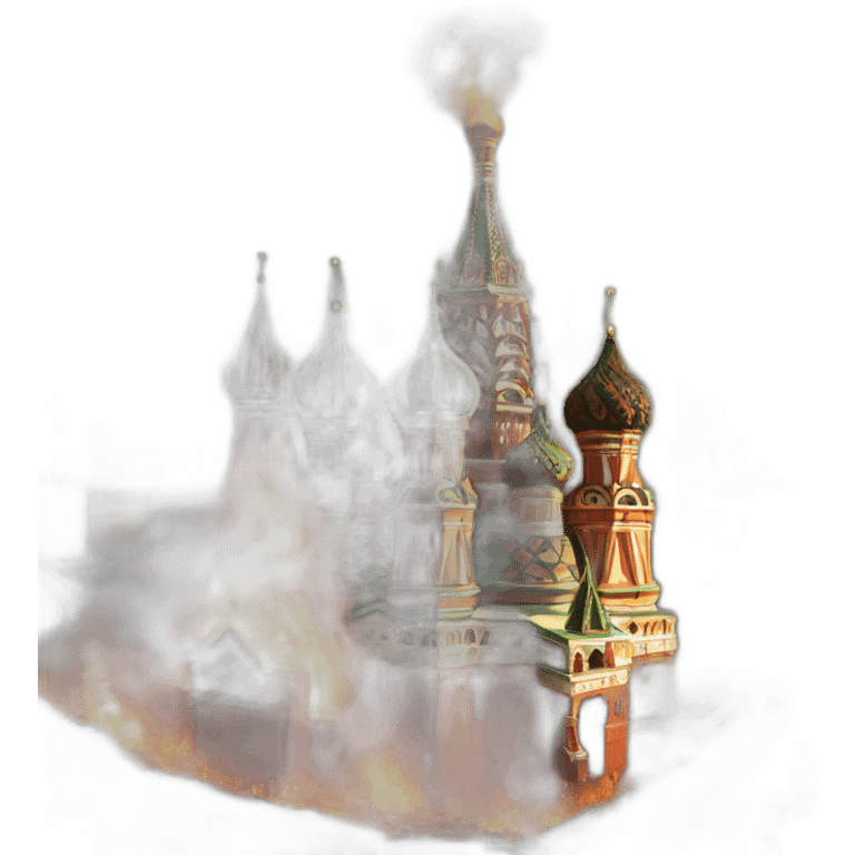 kremlin on fire emoji