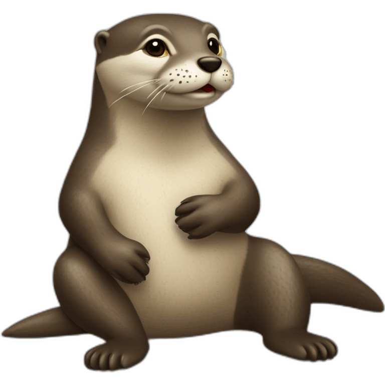 loutre qui joue aux échecs emoji