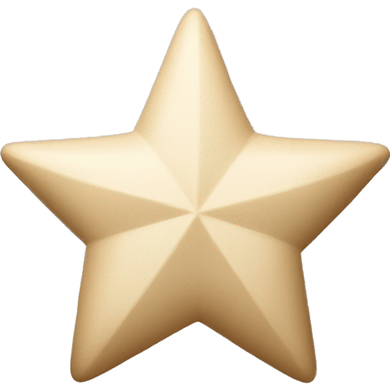 Beige star emoji