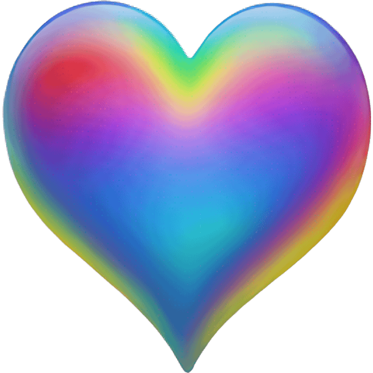 oil rainbow heart  emoji