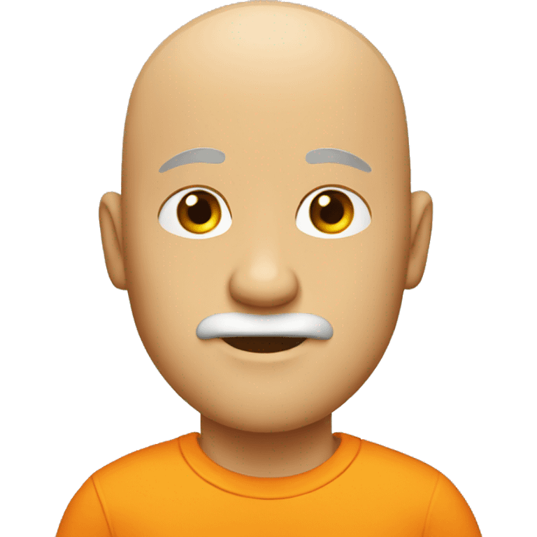 bald man with orange beard emoji