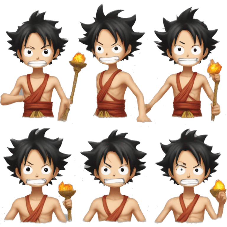 luffy as a god emoji