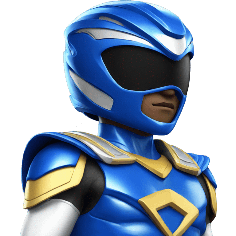 Blue power ranger emoji