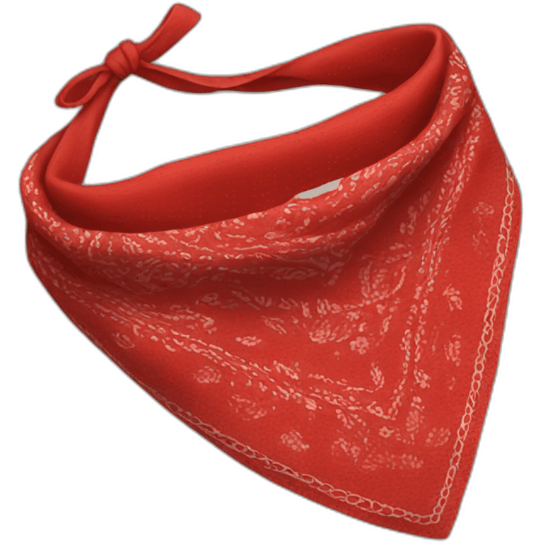 Red bandanna emoji