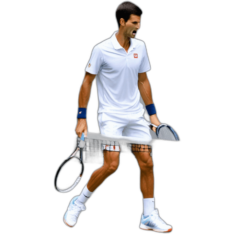 Djokovic abrazando a nadal emoji