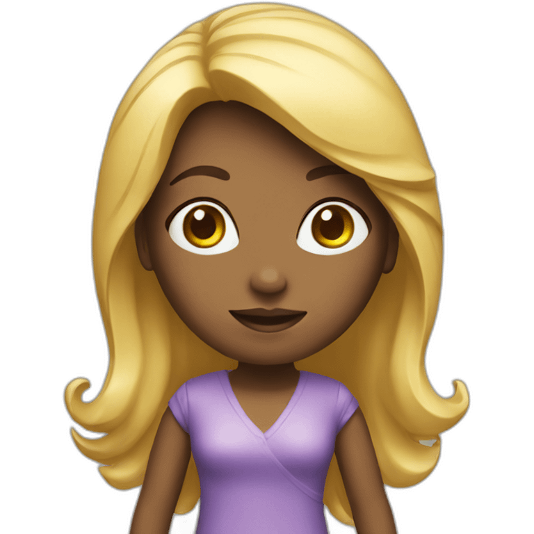 Female toy emoji