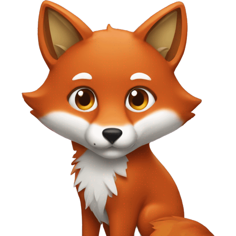 Fox with chili emoji