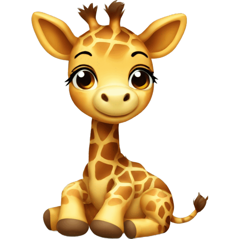 baby giraffe in a diaper emoji