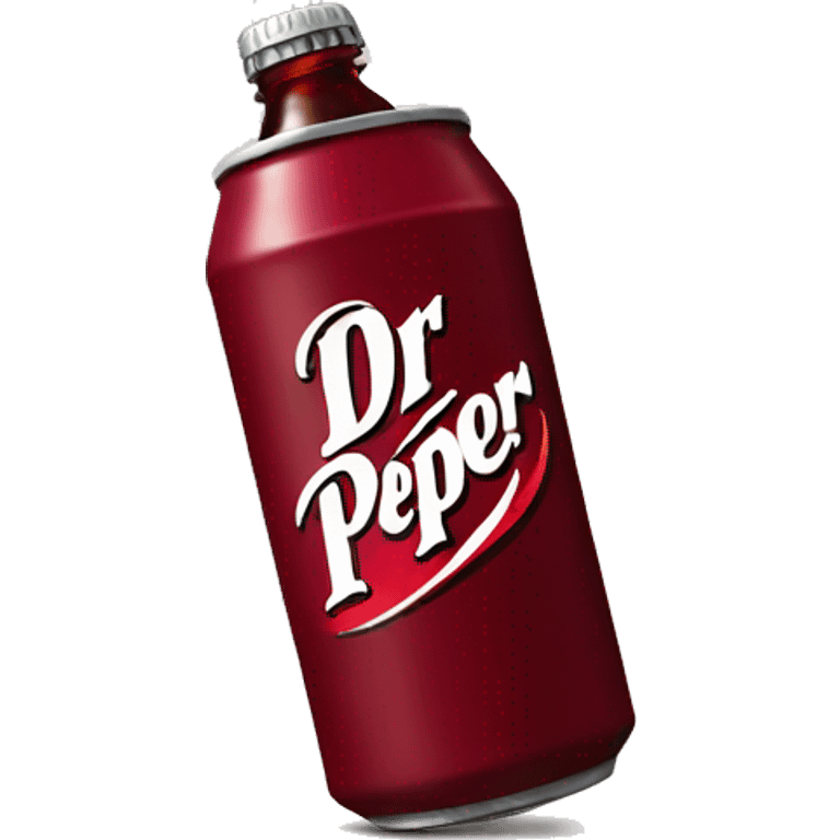 dr pepper with a bow on the cap emoji