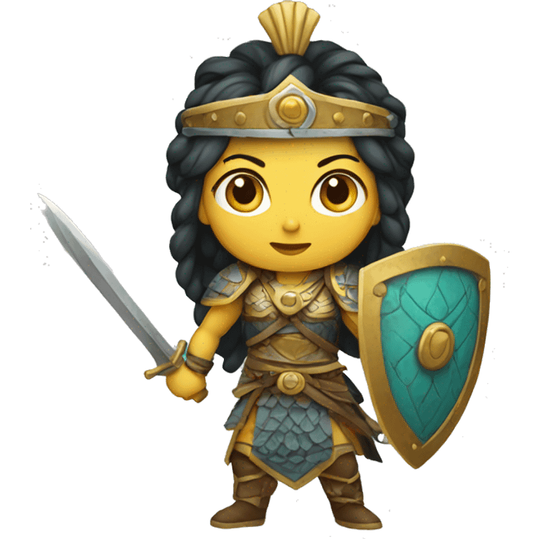 Turkic warrior queen emoji