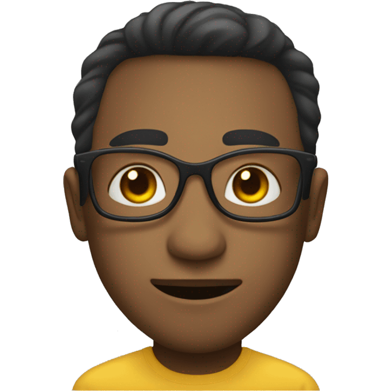 I'm wearing glasses, a man with a fair complexion, and a black hornet emoji