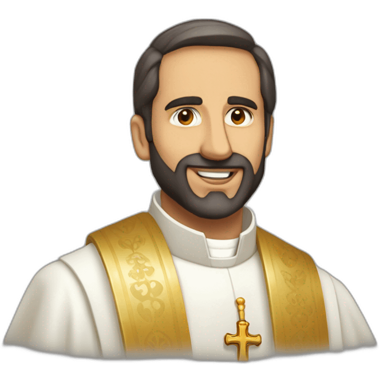 Sacerdote Luis Variara Sacerdote sin barba emoji