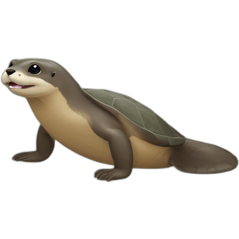 une loutre tortue emoji