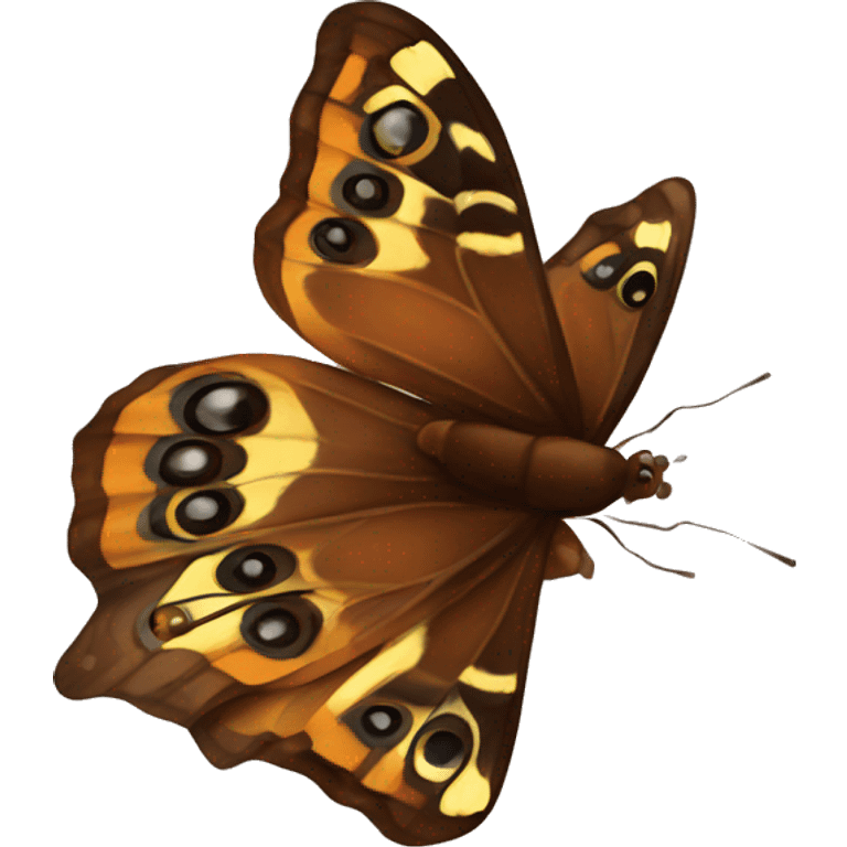 butterflye brown emoji