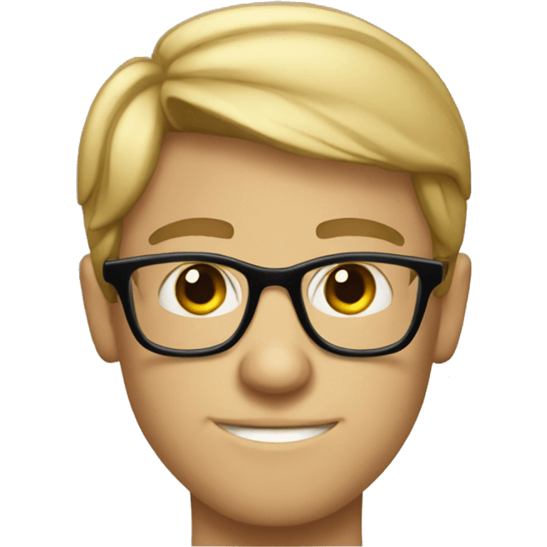 Infj nerd with glasses emoji