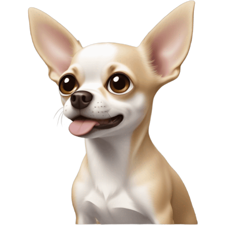 chihuahua doy white  emoji